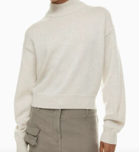 Aritzia Wilfred Free Harper Sweater, Size M in Cream
